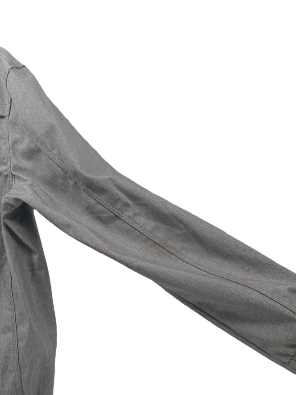 Nomad Mens Heather Grey Full Zip Hooded Windbreaker Jacket‎ Lightweight Pockets
